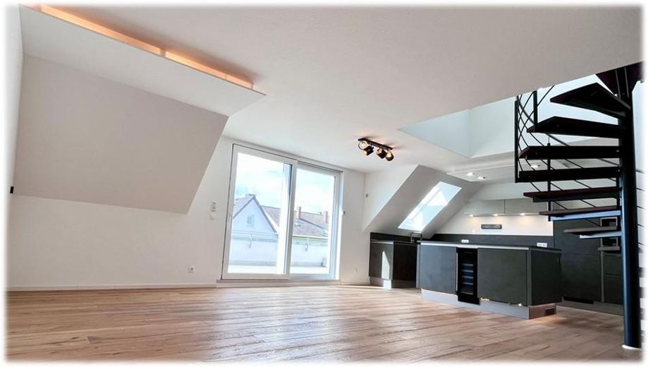 Toekomstbestendig wonen: moderne KfW-55-maisonette (A+) met groot dakterras & 2 parkeerplaatsen – Wohnen_Essen_Küche