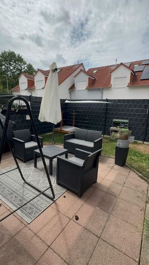 Reihenendhaus mit Keller, Garten, Pelletofen, 2 Stellplätzen & Gartenhaus – 55270 Jugenheim – privat – Garten / Terrasse 2