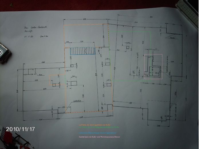 Attraktiver Großraumladen mit 200qm Verkaufsfläche - vielseitig nutzbar! – Grundriss 200qm mit WC