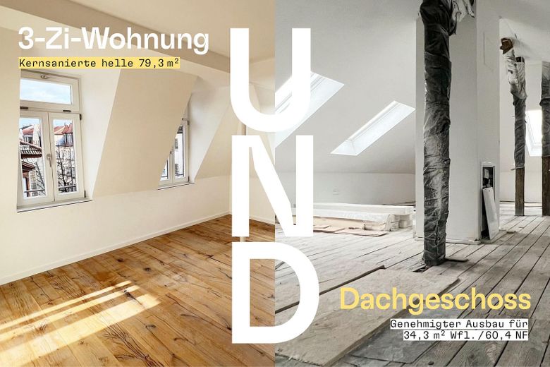 Das MENDEL_3-Zi-Whg UND genehmigtes Dachgeschoss zum Ausbau (bis 114 m²) – MENDEL_WE12_Cover