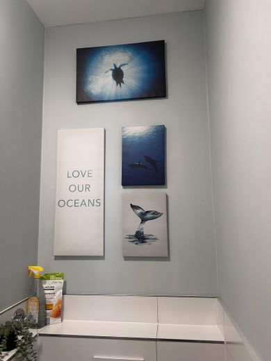 Strandnahe Kapitalanlage: Ferienwohnung & Ladengeschäft – Badezimmer 