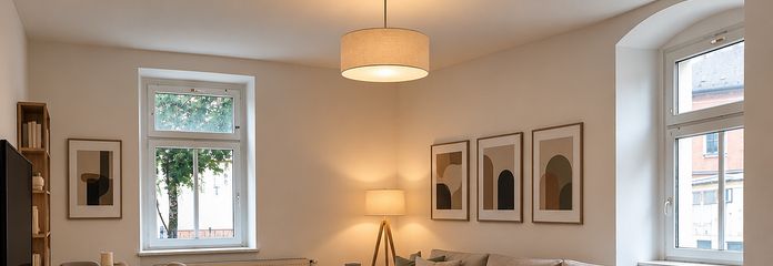 Neu renovierte 3-Zimmerwohnung mit Balkon zu vermieten – Wohnzimmer