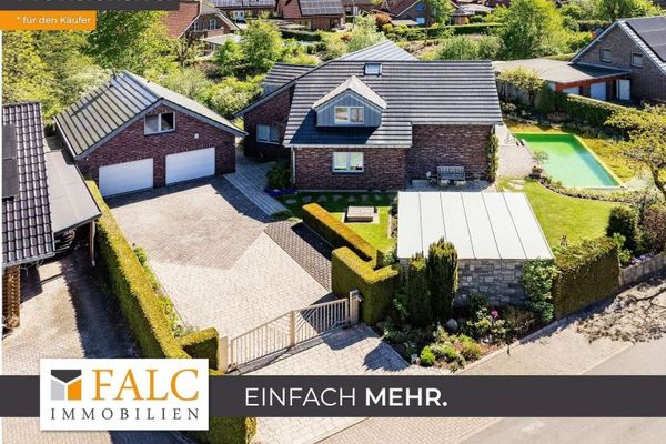 Appelhülsen: Energooszczędne mieszkanie w ekskluzywnym domu architektonicznym o wyjątkowym komforcie