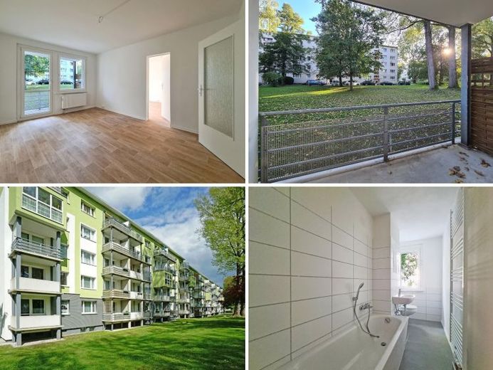 Erstbezug nach Komplettrenovierung: Moderne Balkonwohnung mit Stellplatzoption im Hochparterre – Foto 1