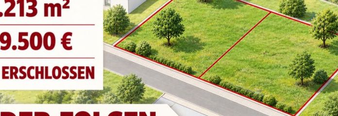 Terreno edificabile completamente urbanizzato a Steimbke: 1.213 m² per la vostra nuova casa – addirittura due lotti!