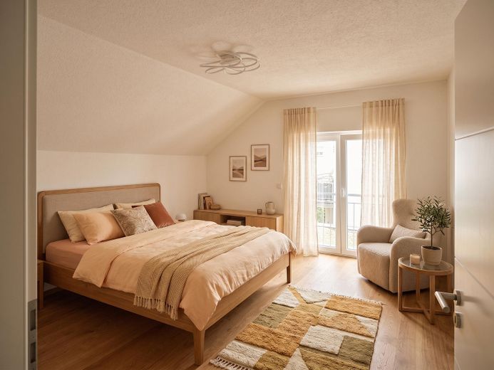 Gelegenheit: Pflegeleichte Terrasse 190 m² Raumwunder mit Sauna & Homeoffice Möglichkeit – Foto 11