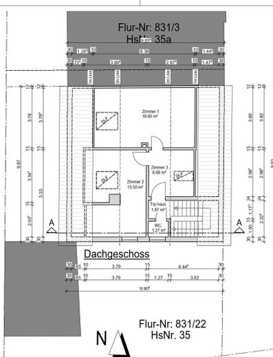 Grundrissplan DG