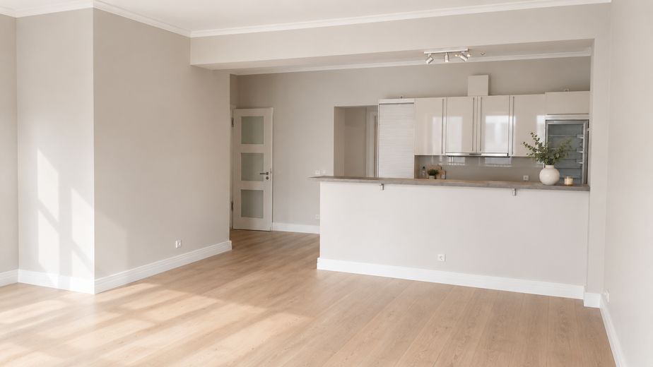 Exklusive 4-Zimmer-Residenz mit Südbalkon & Concierge im Gerling Quartier | Sofort bezugsfrei – Blick auf die Küchentheke