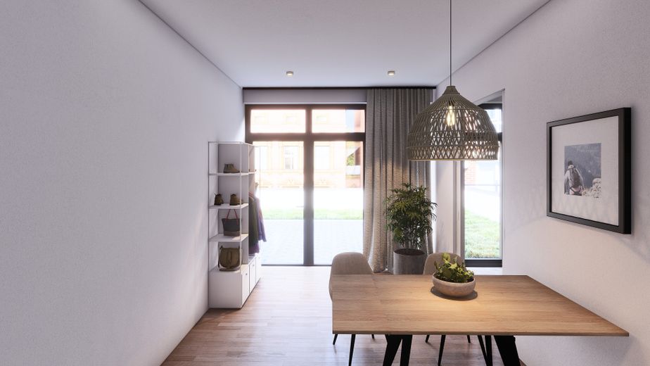 Heller Eingangsbereich