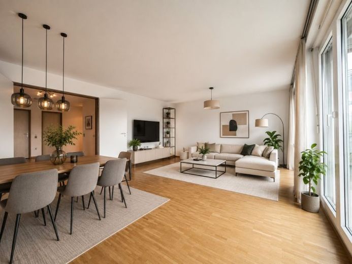 Großzügige 5,5-Zimmer-Wohnung mit zwei Balkonen, zwei TG-Stellplätzen & Aufzug zu verkaufen – Foto 1