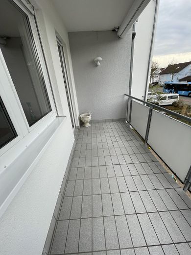 Helle 3 ZKB-Wohnung mit Balkon und Abstellraum in Bensheim – Balkon
