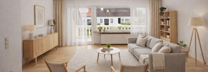 Oasi tranquilla per lavoratori: luminoso appartamento di 3 locali con balcone esposto a sud e Internet Gigabit