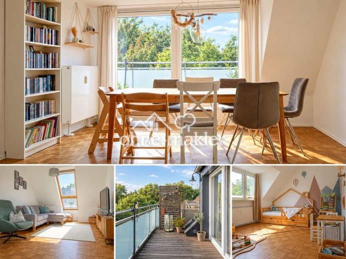 Umfangreich modernisierte 4-Zimmer-Wohnung mit großem Balkon + ca. 30qm2 Dachboden im Moltkeviertel – Foto 1