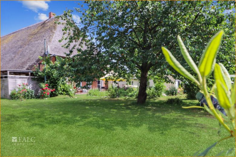 Bauernhaus mit Wiese