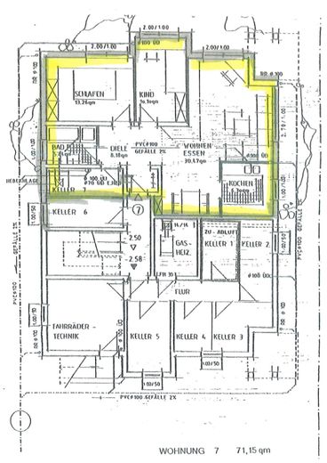 Grundriss / Flächenangaben