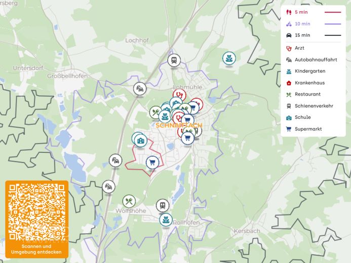"Durchatmen. Ankommen. Zuhause - seltene Chance in Schnaittach" – Immobilienkarte