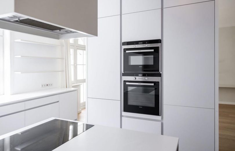 Ruime tuinmaisonnette over twee woonlagen in Hamburg-Eilbek – Detail Küche