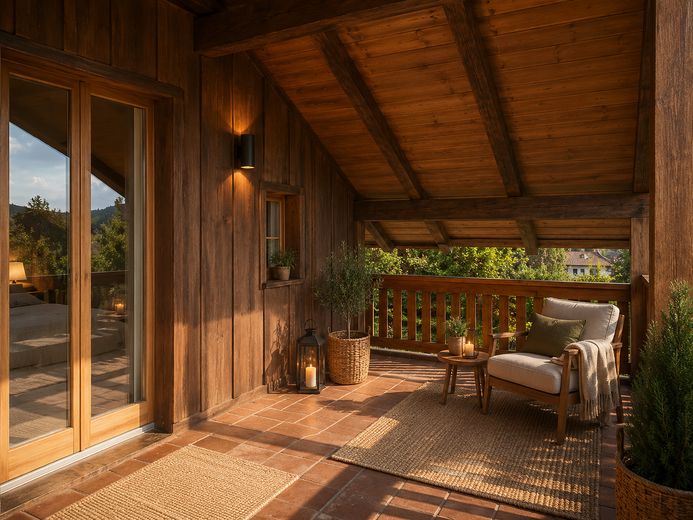 Einfamilienhaus mit 1.600 qm großem Grundstück; Privatverkauf - faires Angebot willkommen – Balkon Schlafzimmer