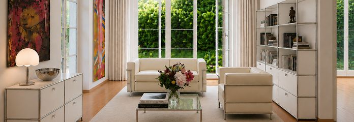 Keine Provision, Südbalkon/Südgarten, energetisch topsanierte Stadtvilla, Villenkolonie Pasing I – Wohnzimmer_Erdgeschoss