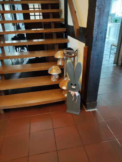 Bauernhausperle von 1750 Mitte der 80iger komplett saniert – Treppe zum OG