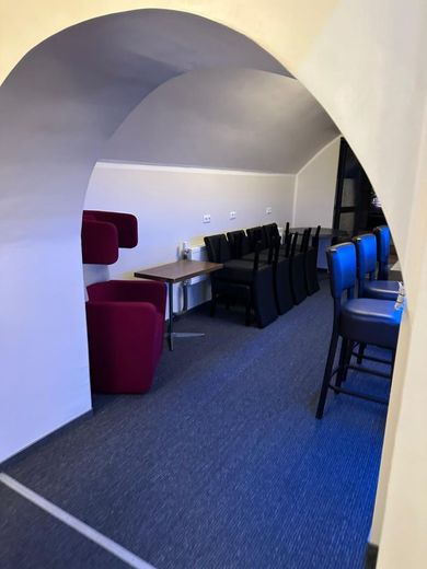 Historisches Flair trifft Moderne: Exklusiver, kernsanierter Gewölbekeller  mit High-End-Ausstattung "das Einzigartige" – 31_Erster Floor nach Glas Eingangstür
