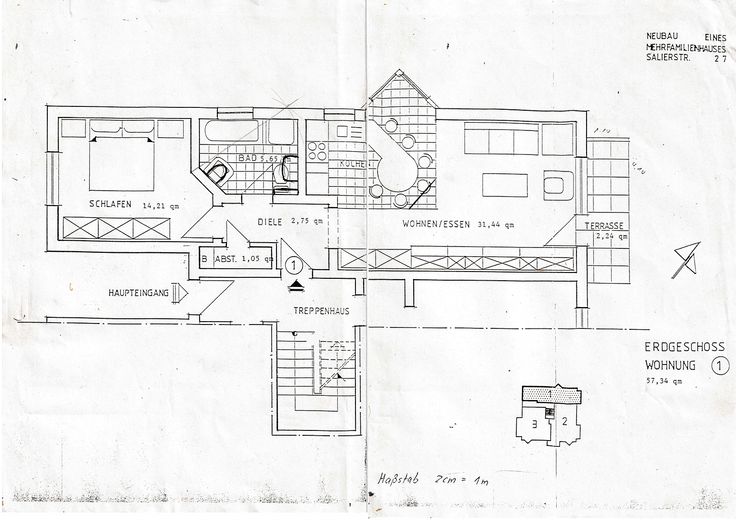 Barrierefreie Erdgeschosswohnung – Grundriss_1xDINA4