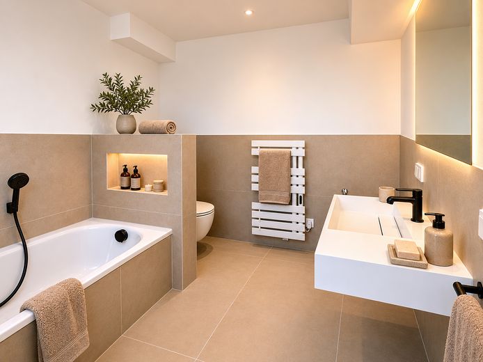 Exklusiver Wohntraum über Köln: Penthouse mit spektakulärer 97 m² Dachterrasse, Provisionsfrei – En-Suite Bad (KI-möbliert)