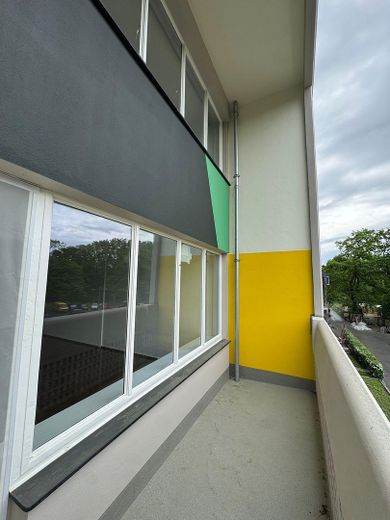 Provisionsfrei: Helle 2-Zimmer Maisonette im Corbusierhaus, Berlin-Westend – Balkon
