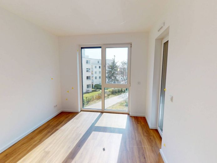 ++Exklusiv wohnen: top-moderne 3-Zimmer-Wohnung mit EBK, Balkon & 2 Bädern++ – Ansicht I: Schlafzimmer I