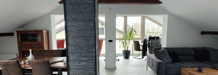 Moderne helle 4-Zimmer Wohnung 112 m2 neu mit EBK und Garage - provisionsfrei