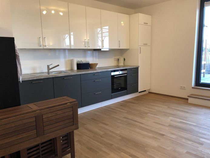 2-Zimmer Penthouse mit zwei Dachterrassen (Passivhaus) – Küche