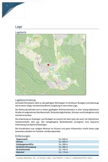 4 Zimmer Wohnung Aichwald – Foto 2