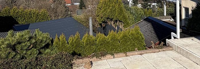 Ausblick von der Terrasse