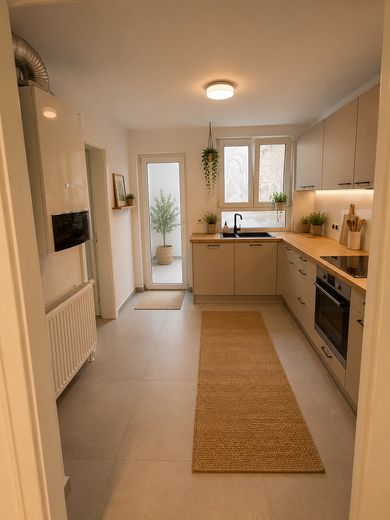 Erstbezug nach Kernsanierung- großzügige 4-Zimmer- Wohnung im Erdgeschoss – Küche KI-bearbeitet