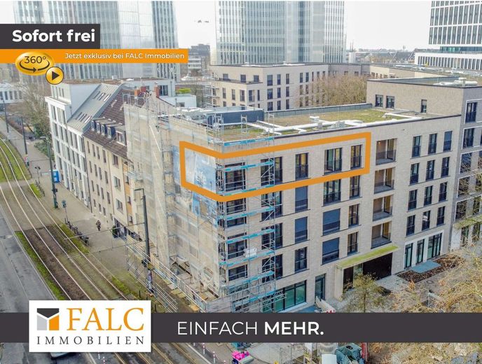 Just do it ! Neubau-Wohnung nur 500 Meter vom Rheinturm entfernt – Titelbild