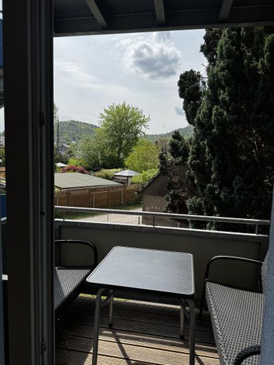 Aussicht vom Balkon