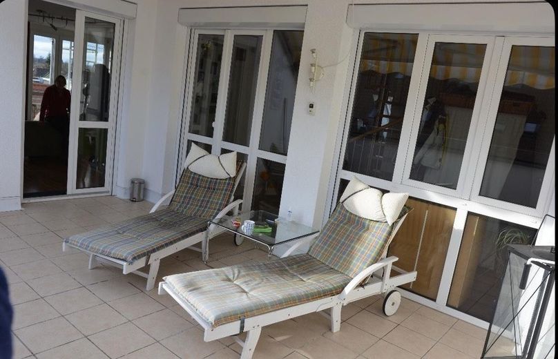 17 qm große Dachterrasse