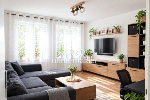 Ekskluzywne, odnowione 3-pokojowe mieszkanie – stylowo umeblowane i gotowe do zamieszkania!