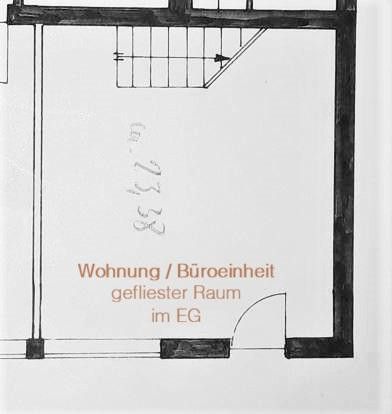 Grundriss Wohnung Büro EG