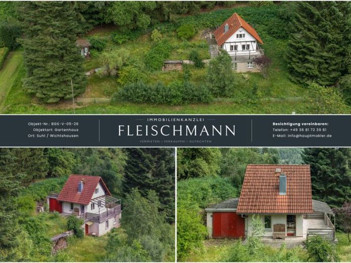 Ihr eigenes Gartenparadies mit festem Haus: Gepflegtes Anwesen in Wichtshausen – फोटो 1
