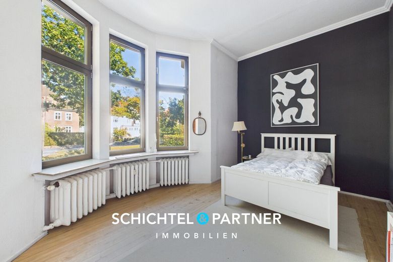 Schwachhausen | Historische Kaufmannsvilla mit besonderem Charme in Top-Lage – S&amp;P | Schlafzimmer