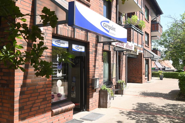 Seitenansicht - Ladenzeile