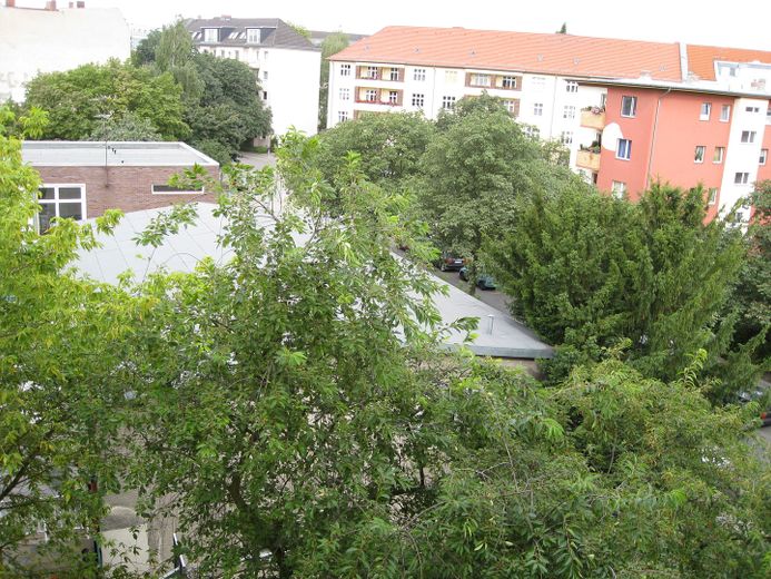 Blick aus der Wohnung