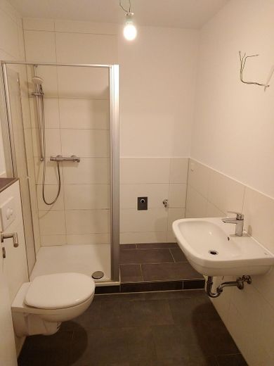 Gemütliche 3-Zimmer-Wohnung in Rosengarten-Eckel – Duschbad