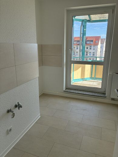 Küche mit Balkon - Beispiel