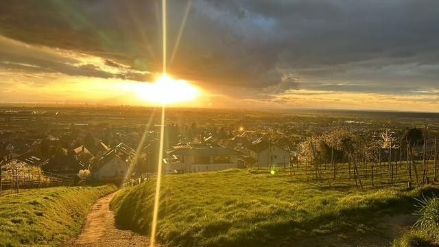Exklusive Designvilla mit Panoramablick+Einliegerwohnung – Luxus, der Maßstäbe setzt – Ausblick vom Haus Weinberg