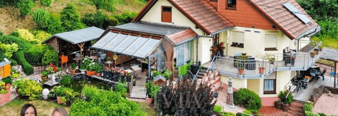 Esclusiva casa unifamiliare con paradiso del giardino, garage e appartamento per ospiti