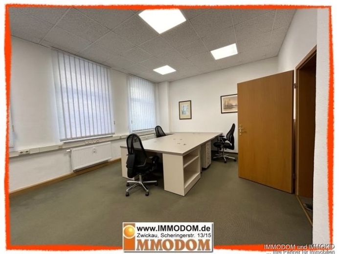 3-Zimmer-Büro mit Möblierung & Einbauküche in Zwickau, verkehrsgünstige Lage, zu vermieten! – Foto 1