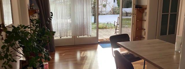 Eßzimmer und Terrasse