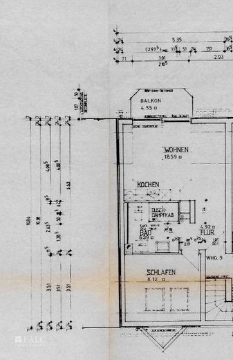 Attraktive 2 Zimmer Wohnung mit Parkplatz und Balkon – Grundriss